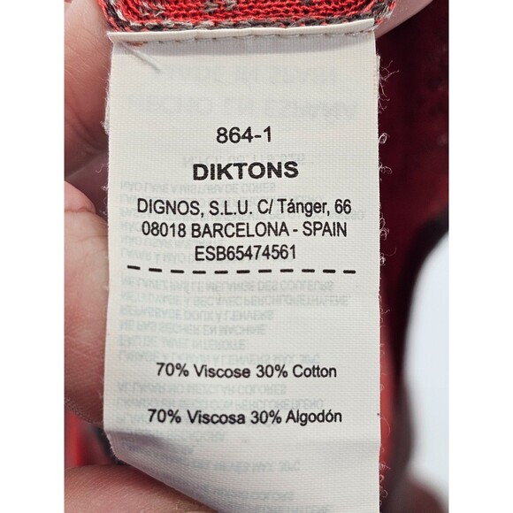 Diktons Barcelona Women's L Navajo Knit Maxi Dress Multicolor W/ Slip Bohemian - Picture 7 of 9